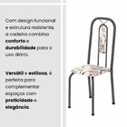 Cadeiras Para Sala De Jantar 6 Unidades Lívia Arabesco/ Mart