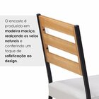 Cadeiras Para Sala De Jantar 6 Unidades Londres Off White / P