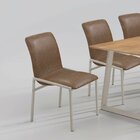 Cadeiras Para Sala De Jantar 6 Unidades Premium Marrom / Cham