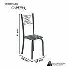 Cadeiras Para Sala De Jantar 6 Unidades Sara Floral Preto