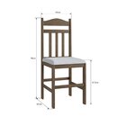 Cadeiras Para Sala De Jantar Madeira Maciça 200 Ameixa Negra