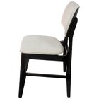 Cadeiras Paris Em Madeira Maciça Estofada Preto