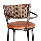 Cadeirinha Alimentação Bebê Encosto Café - Marrom