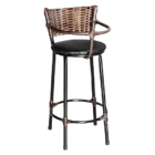 Cadeirinha Alimentação Bebê Encosto Café - Preto