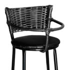 Cadeirinha Alimentação Bebê Encosto Preto - Preto