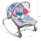 Cadeirinha De Balaço E Descanso Para Bebê Musical E Vibratóri