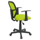 Cadeirinha Infantil Verde De Escritório Base Giratória Ergonô