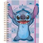 Caderno 10x1 Capa Dura Stitch Smart 80f. C/elastico