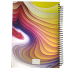 Caderno 3d Capa Dura 190 Páginas Espiral Volta Aulas Escola C