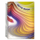 Caderno Agenda 3d Capa Dura 190 Folhas Espiral Volta Aulas Fa