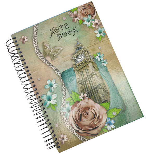 Caderno Capa Dura 150 Paginas Espiral Volta As Aulas Faculdad