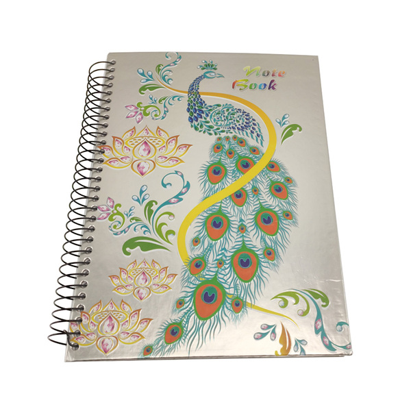 Caderno Capa Dura 3d 190 Páginas Espiral Volta Aulas Estudos