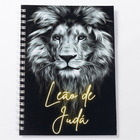 Caderno De Anotações - Coleção Religião - Capa Dura - Leão De