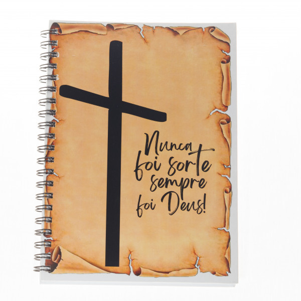 Caderno De Anotações - Coleção Religião - Capa Dura - Nunca F