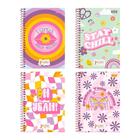 Caderno Espiral Foroni 1/4 Capa Dura Joyfull 80 Folhas - Emba