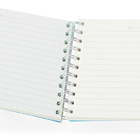 Caderno Pequeno Com Divisórias Espiral Anotações Pauta - Rosa