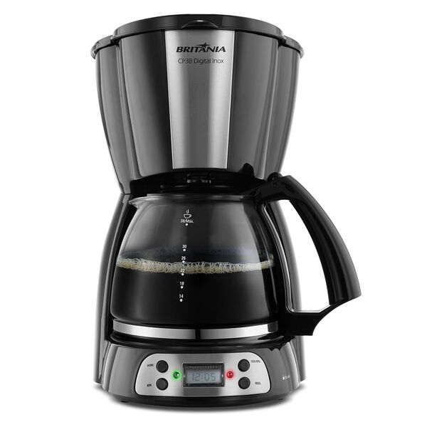 Cafeteira Britânia Cp38 Digital Inox Programável 38 Xícaras 2