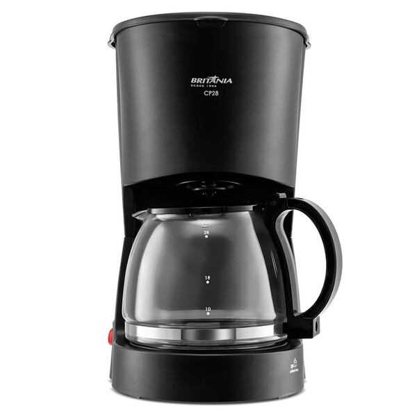 Cafeteira Elétrica Britânia 1 Litro Com Filtro Permanente Cp28
