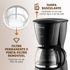 Cafeteira Elétrica Dolce Arome 550w Mondial 18 Xícaras Preta
