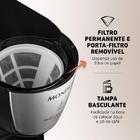Cafeteira Eletrica Dolce Arome Inox C-34 Ji 15 Xicaras Preta