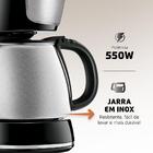 Cafeteira Eletrica Dolce Arome Inox C-34 Ji 15 Xicaras Preta