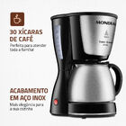 Cafeteira Elétrica Dolce Arome Mondial Preto E Inox 800w C-37