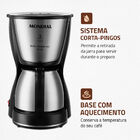 Cafeteira Elétrica Dolce Arome Mondial Preto E Inox 800w C-37