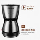 Cafeteira Elétrica Dolce Arome Mondial Preto E Inox 800w C-37