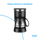 Cafeteira Elétrica Elgin 15 Xícaras 675w Preta – 220 Volts