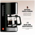 Cafeteira Elétrica Mondial 220v Preto/inox