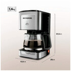 Cafeteira Elétrica Mondial 220v Preto/inox