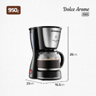 Cafeteira Elétrica Mondial Arome 18 C-30-18x 220v-preto/inox