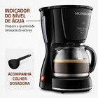 Cafeteira Elétrica Mondial Dolce Arome 550w 127v Preto