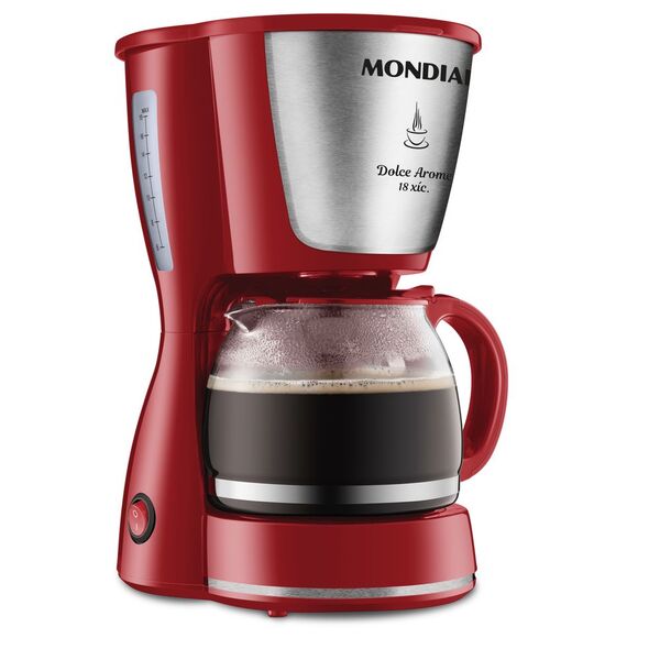 Cafeteira Elétrica Mondial Dolce Arome C-35-18x 550w Vermelho