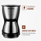 Cafeteira Elétrica Mondial Preto/inox 15 Xícaras Dolce Arome