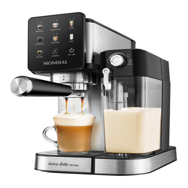 Cafeteira Espresso Mondial Dolce Latte C28ecl 1350w Preto Com