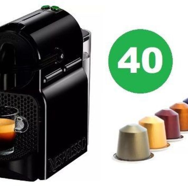 Cafeteira Elétrica Inissia Preta 127v Nespresso Cafeteira Espresso Nespresso Inissia Preta 220v Com 40 Capsulas Leroy Merlin