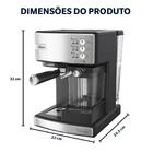 Cafeteira Espresso Oster Nova Primalatte Inox 220v