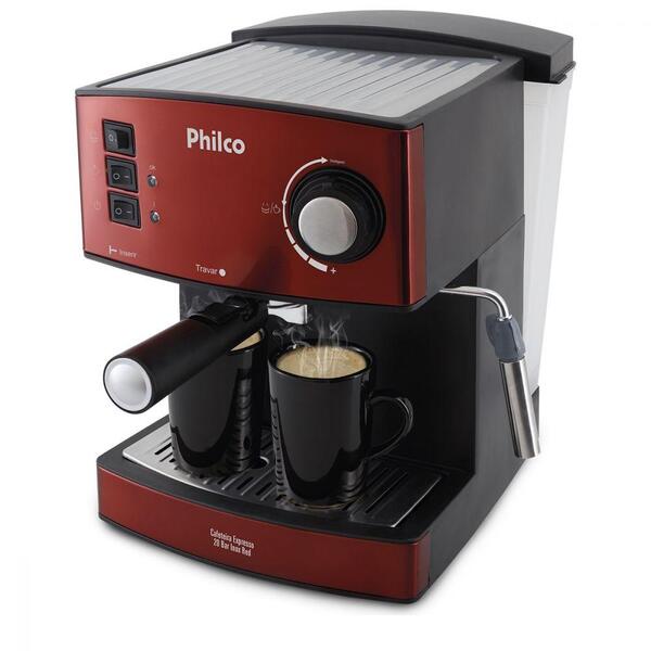 Cafeteira Expresso 20 Bar Inox Red Philco 220v