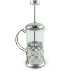Cafeteira Francesa Com Prensa 350ml De Vidro E Aço Inox Café