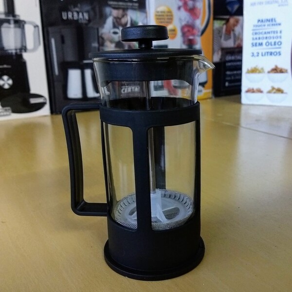 Cafeteira Francesa Portátil - Prensa Francesa - 300 Ml - 0,3