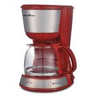 Cafeteira Inox Plus vermelho Britânia 220v Bcf18iv