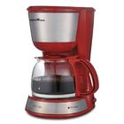 Cafeteira Inox Plus vermelho Britânia 220v Bcf18iv