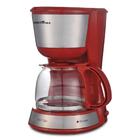 Cafeteira Inox Plus vermelho Britânia 220v Bcf18iv