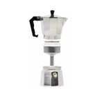 Cafeteira Italiana 12 Xícaras Em Alumínio Com Alça Soprano