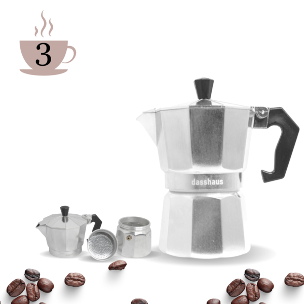 Cafeteira Italiana 3 Cafés Café Fresquinho Com Praticidade