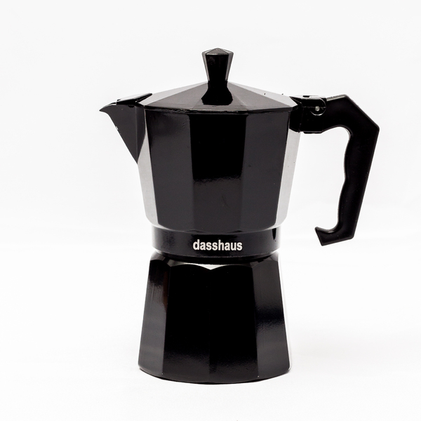 Cafeteira Italiana De 6 Cafés Preta 300ml Dispensa Filtro