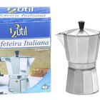 Cafeteira italiana de alumínio 3 xícaras