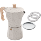 Cafeteira Italiana De Alumínio Moka Verona Com Refil De Filtr