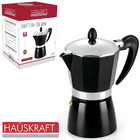 Cafeteira Italiana De Alumínio Preto Haüskraft